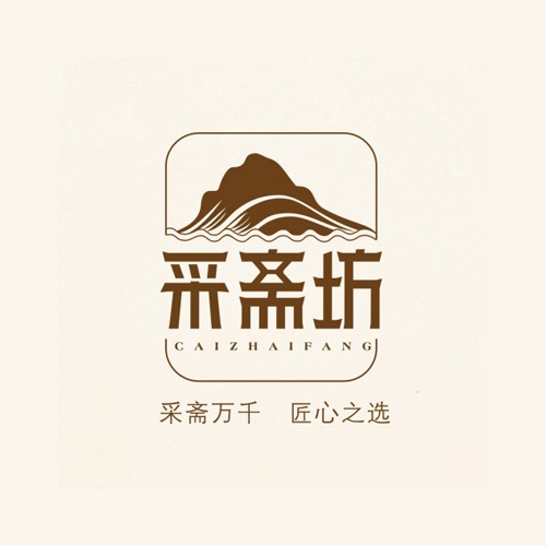 VI设计-采斋坊品牌LOGO设计|山珍菌类品牌命名设计|视觉形象VI广告语焦点价值系列设计